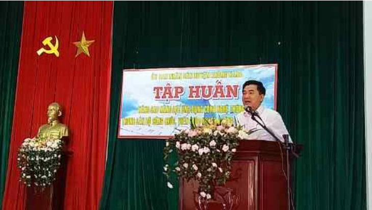 Tập huấn nâng cao năng lực ứng dụng CNTT trong cán bộ công chức, viên chức trên địa bàn huyện